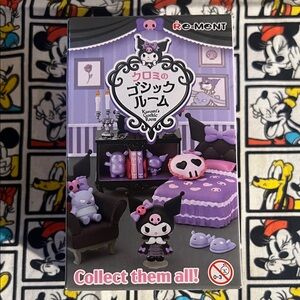 Sanrio Kuromi's Gothic Room Re-Ment Miniature Doll Furniture New Sealed